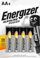 Energizer Alkaline Power LR6 AA elementai, 4 vnt.