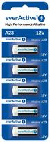 Baterijos A23 12V everActive, 5vnt