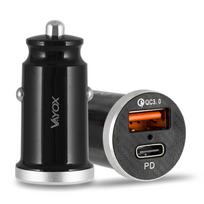 Vayox automobilinis įkroviklis PD (USB-C) + USB-A 3.0 VA0034