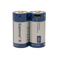 Keeppower akumuliatorius RCR123A 3.6V 800mAh + USB P1680U (2 vnt.)