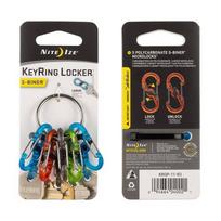 Nite Ize S-Biner O-Ring spalvotas pakabukas raktams KRGP-11-R3