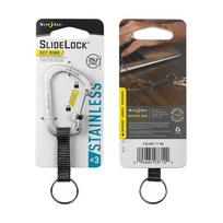 Nite Ize Slidelock Key Ring 3 Stainless 3 karabinas CSLW3-11-R6