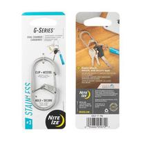 Nite Ize – G serijos dviejų kamerų karabinas Nr. 3 – Nerūdijantis plienas – GS3-11-R6