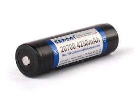 Keeppower 21700/20700 R 15A - 4250mAh 3.6V - 3.7V Li-Ion akumuliatorius su PCB