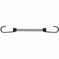 Elastinė guma su metaliniu kabliuku 40 cm pilka