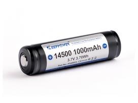 Keeppower 14500 - 1000 mAh, 3,6 - 3,7 V ličio jonų akumuliatorius su PCB apsauga 1 VNT P1450C2