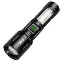 Vayox Įkraunamas taktinis žibintuvėlis 260lm 5W LED + SMD VA0181