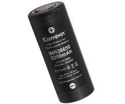 Keeppower IMR26650 5200mAh Li-ION baterija 3.7V 15A High drain UH2652