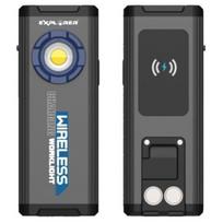 Explorer žibintas darbui COB LED su belaidžio įkrovimo stotele