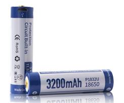 KEEPPOWER ICR18650-320PCM baterija 3200mAh Li-ION m-USB (2 vnt.) P1832U
