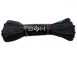 BSH ADVENTURE BR-005B Paracord virvė 30m Juoda