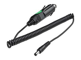 Automobilinis adapteris su nuolatinės srovės kištuku 12V 3A spiralinis laidas