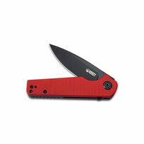Kubey Wolverine sulenkiamas peilis G10 D2 KU233E Raudona/Juoda