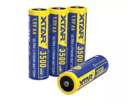 XTAR 1.5V AA Ličio baterijos neįkraunamos FR6 3500mAh F4 4vnt