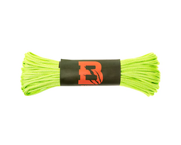 Badger Outdoor Paracord 550 virvė, 30 m – Neon Yellow BO-PR30-NY