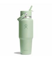 Hydro Flask plataus kaklelio kelioninis buteliukas su šiaudeliu 946ml Aloe WT32CFS338