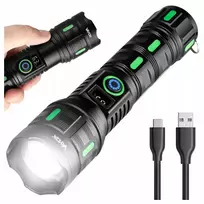 VAYOX 1200lm Pro serijos taktinis įkraunamas žibintuvėlis VA0365