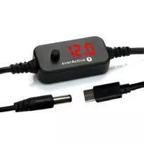 Universalus maitinimo šaltinis, įtampos parinkiklis USB-C PD - DC 5V, 9V, 12V, 15V, 20V, 10 jungčių, everActive AD-PD65