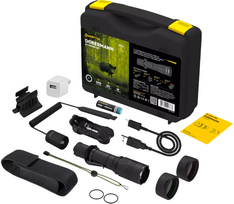 Armytek Dobermann 1000 liumenų 381 m atstumu šviečiantis medžioklinis rinkinys F02005C