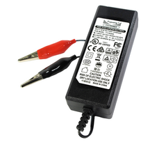 LiFePO4 4S 14.6V įkroviklis 12V akumuliatoriui su krokodilo gnybtais