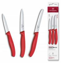 Victorinox Swiss Classic pjaustymo peilių rinkinys, 3 dalys Raudonas 6.7111.34C1
