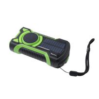 Avarinis radijas su dinama, žibintuvėliu, saulės baterija, 5000mAh talpa