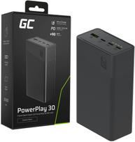 „Green Cell PowerPlay 30“ 30000 mAh išorinė baterija Juoda