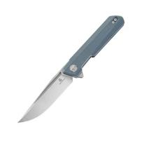 Bestech Dundee sulenkiamas peilis Satin D2 G10 pilka (BMK01C)
