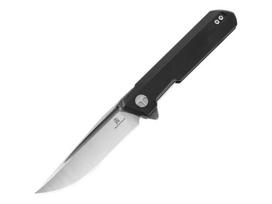 Bestechman Dundee Satin D2 G10 sulenkiamas peilis Juodas (BMK01D)