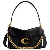 „Coach Chain Tabby 26“ odinis krepšys su nuimamu grandinėlės dirželiu, vidutinio dydžio, moteriškas, juodas, CY919-B4BK. Basic Set (Bag+Dust Bag)