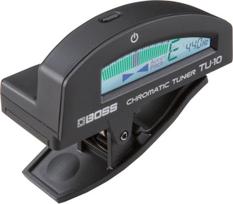 BOSS Chromatinis klipsinis tiuneris, spalva juoda TU-10-BK - Apšvietimas, LCD, Automatinio išjungimo funkcija, juoda