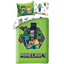 Minecraft patalynės komplektas 140x200 cm, 70x90 cm