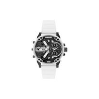 „Diesel Watch“ kvarcinio mechanizmo, silikoninio dirželio, juodo ciferblato, vyriški laikrodžiai DZ7478 Black Dial