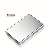Metal RFID Blocking Card Holder for Men, Slim Black Steel Wallet with Multiple Card Slots - Perfect Father's Day Gift juoda
