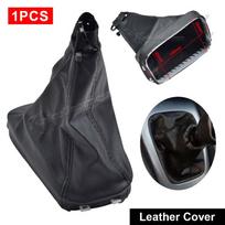 Naujas pavarų perjungimo rankenėlės su odiniu apsauginiu dangteliu, apykakle 5/6 pavarų SAAB 93 9-3 SS 2003-2012 55566207 55353898 Automobilio stilius