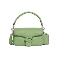 Coach Pillow Tabby 18 Klasikinė C sagtelė Odinė peties rankinė Debesėlio formos rankinė Moteriškos rankinės Žalia C3880-LHTY6 Basic Set (Bag+Dust Bag)