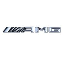 GLC GLB Metalinis Automobilio 3D Galinis Raidės Emblema Bagažinės Lipdukas Mercedes benz AMG C E S GLE CLC Klasėms W204 W203 W205 W124 W221 W213 W juoda