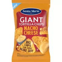 Gigantiški nacho sūrio skonio kukurūzų traškučiai SANTA MARIA, 160g