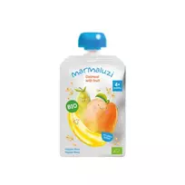 Ekologiška košė MARMALUZI mangų, bananų, kriaušių, avižų, 6 mėn 90g