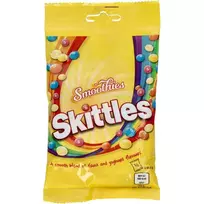 Vaisių ir jogurto skonio saldainiai Skittles Smoothies, 95 g
