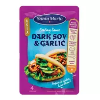 Kepimo padažas su sojomis ir česnakais SANTA MARIA, 100g