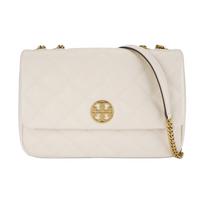 Tory Burch Willa Odinis Pečių Krepšys Su Metaliniu Logotipu Moteriškas Pečių Krepšys Baltas 148244-WHITE Basic Set (Bag+Dust Bag)