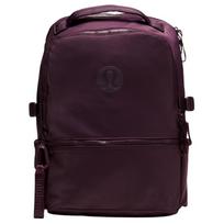 Lululemon Naujas Kuprinė 22L Minimalistinė Patvari Perdirbto Nailono Kuprinė Moteriška Kuprinė Gervinga LU9CLES-034697 Black Plum/BLPM black