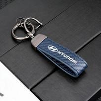 Automobilio anglies pluošto odos cinko lydinio raktų pakabukas mikropluošto raktų pakabukas Hyundai Tucson Accent Elantra Santa fe Sonata I10 I20 I30