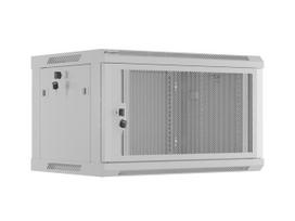 LANBERG WF01-6406-23S Wall-Mount Rack Cabinet 19 inches, 6U, 600x450, Perforated Door (Flat Pack), Grey