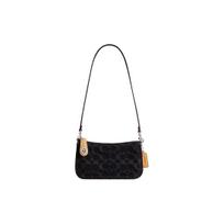 Coach Penn 21 Logotipo Spaudos Viršutinis Užtrauktukas Rankinė Moteriška rankinė Juoda CR688-LHBLK Gift Box Set (Basic Set+Yellow Box)