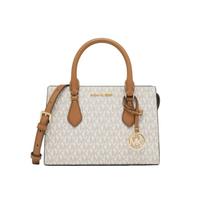 Michael Kors MK Sheila Logotipo Pakabukas Rankinė Moteriška tote Vanilės-Balta Gilios Ąžuolo Ruda 35S3G6HS5B-150 Basic Set (Bag+Dust Bag) brown