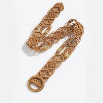 Wax Rope Weave Belt Woven Ethnic Style Waistband Personality Waist Rope  Jeans Decorative Style 4