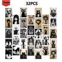 32pcs, abstract art postcards, wall stickers, mailing cards, greeting cards, DIY postcards, souvenir postcards, decorative items