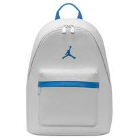 Jordan Monogramos reljefinis raidžių raštas Paprastas madingas kuprinė su užtrauktuku Didelė unisex kuprinė Balta JD2443026AD-003 White,All
